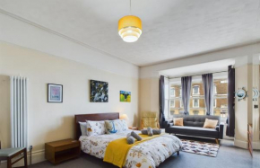 Ocean view double with ensuite, with access to private garden and bike store